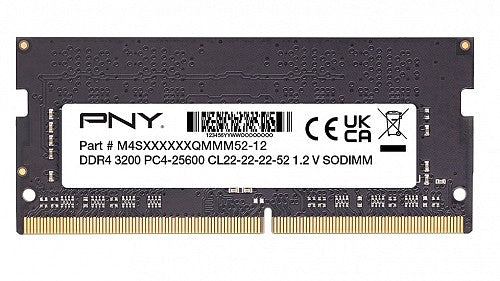 PNY DRAM SODIMM DDR4 3200 1x8GB (Notebook) PNY DRAM SODIMM DDR4 3200 1x8GB (Notebook)